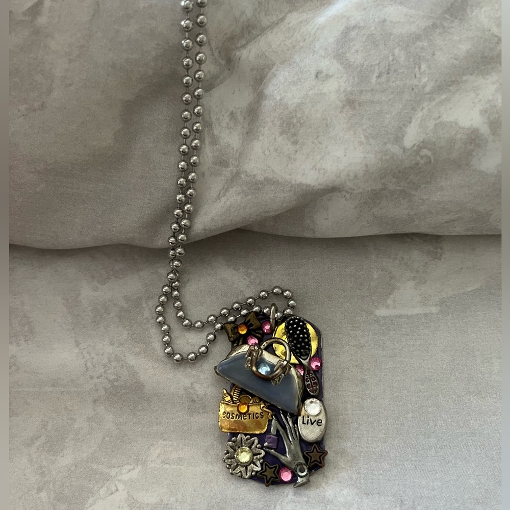 Army tag fashion necklace